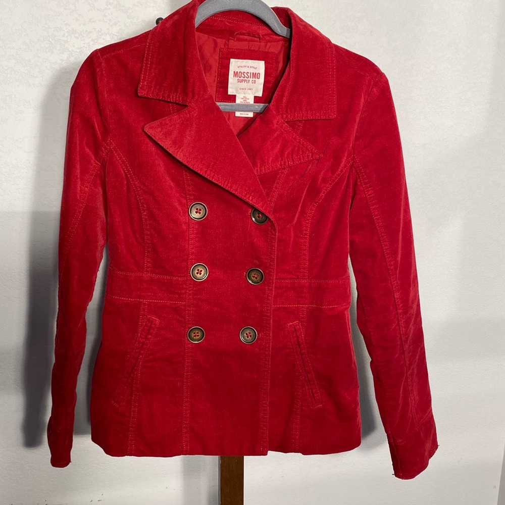 Red lapel blazer. - 509